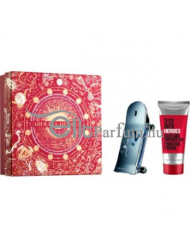 Carolina Herrera Heroes férfi parfüm szett (eau de toilette) Edt 90ml+100ml Tusfürdő
