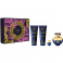 Versace pour femme Dylan Blue női parfüm szett (eau de parfum) Edp 100ml+100ml Testápoló+100ml Tusfürdő+Edp 5ml