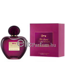 Antonio Banderas Her Secret Temptation női parfüm (eau de toilette) Edt 80ml teszter