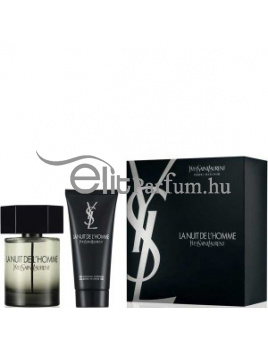Yves Saint Laurent (YSL) La Nuit De L'Homme férfi parfüm szett (eau de toilette) Edt 100ml + SG 50ml