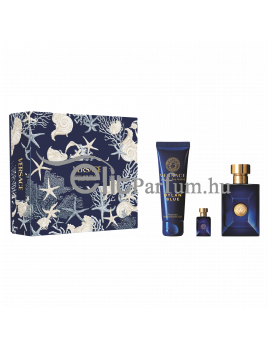 Versace Dylan Blue férfi parfüm szett (eau de toilette) Edt 100ml+5ml+150ml tusfürdő