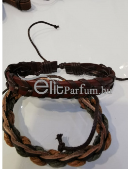 Elitparfüm Férfi bőr karkötő