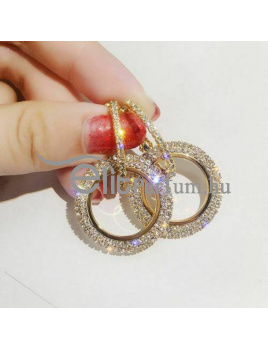 Elitparfüm női fülbevaló kristály kövekkel