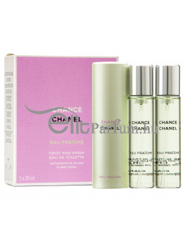 Chanel Chance Eau Fraiche női parfüm (eau de toilette) edt 3x 20ml pumpás adagolóval