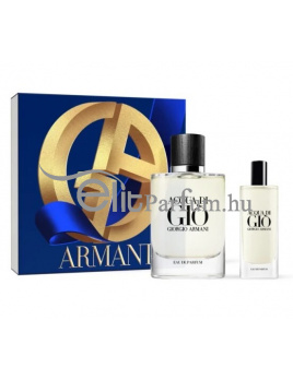 Giorgio Armani Acqua Di Gio pour Homme férfi parfüm  szett (eau de parfum) Edp 75ml+15ml