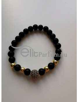 Elitparfüm Férfi fekete karkötő