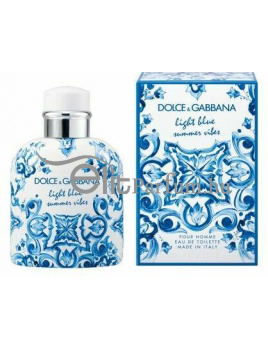 Dolce & Gabbana Light Blue Summer Vibes pour homme férfi parfüm (eau de toilette) Edt 125ml teszter