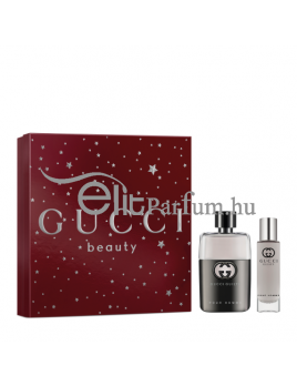 Gucci Guilty pour Homme férfi parfüm szett (eau de toilette) Edt 50ml+15ml