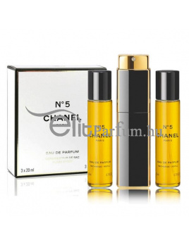 Chanel No.5 női parfüm (eau de parfum) edp 3x 20ml pumpás adagolóval (luxus csomagolás - Twist and Spray)