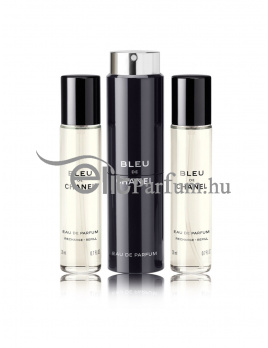 Chanel Bleu de Chanel pour Homme férfi parfüm (eau de parfum) Edp 3x20ml (Twist and Spray)