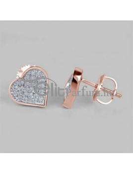 Elitparfüm szív alakú női parfüm kristály kövekkel