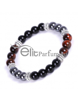 Elitparfüm fekete-mahagóni unisex karkötő