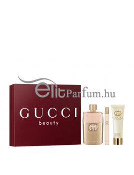 Gucci Guilty eau de parfum női parfüm szett (eau de parfum) Edp 90ml+50ml Testápoló+10ml Edp