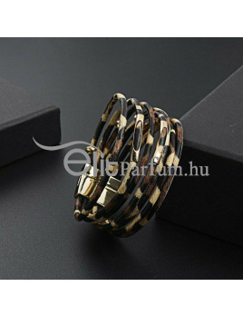 Elitparfüm leopárd mintás női karkötő