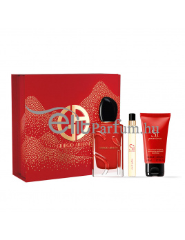 Giorgio Armani Sí Passione női parfüm szett (eau de parfum) Edp 100ml+50ml Testápoló+Edp 10ml